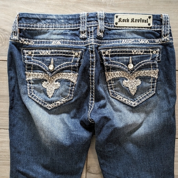 Rock Revival Jillian Easy Boot Cut Jeans - Picture 2 of 7